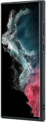 Samsung S22 Ultra - Back Cover met Kaarthouder - Charcoal Gray
