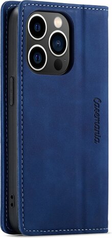 iPhone 14 Pro Navy Blue - Book Case