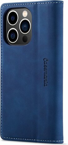 iPhone 14 Pro Navy Blue - Book Case