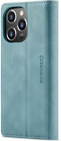 iPhone 12 Pro Max Aqua Blue - Book Case