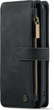iPhone 13 Pro Charcoal Gray - Book Case met Rits