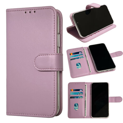 iPhone 11 - Book Case - Paars