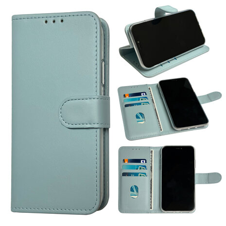 iPhone 11 - Book Case - Licht Blauw