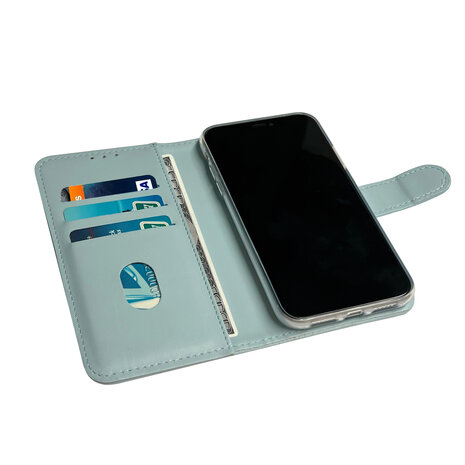 iPhone 11 - Book Case - Licht Blauw