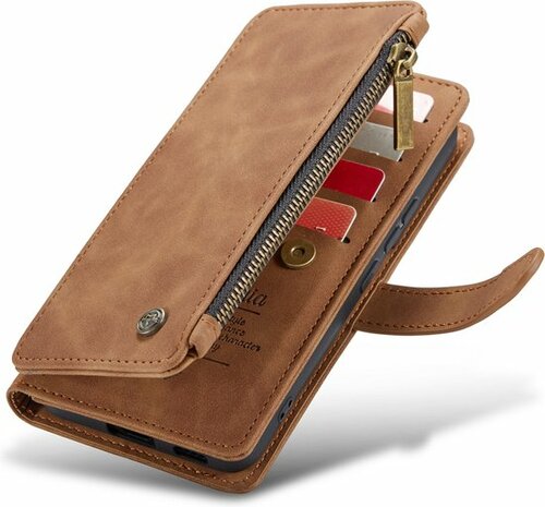 Samsung S23 Plus Sienna Brown - Book Case met Rits