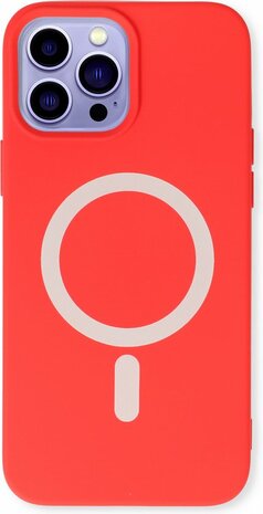 iPhone 14 Pro - Magnetische Back Cover - Rood
