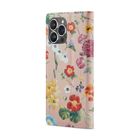 iPhone 14 Pro met Bloemen Print - Book Case