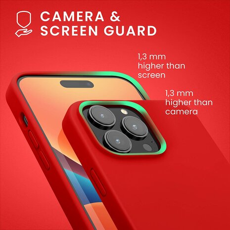 iPhone 14 Pro - Liquid Back Cover - Rood