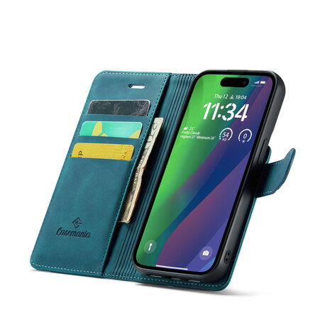 iPhone 15 Plus Emerald Green - 2 in 1 MagSafe Book Case