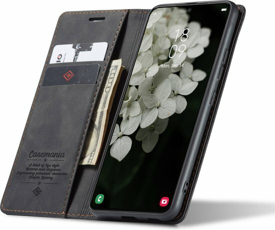 Samsung S22 Plus Charcoal Gray - Book Case