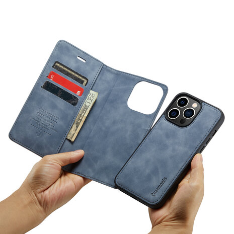 iPhone 12 Pro Max Shadow Gray - 2 in 1 Book Case