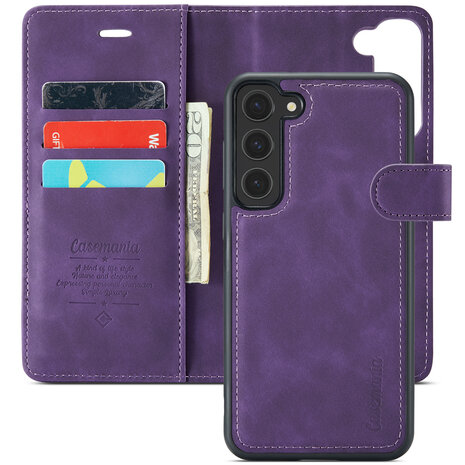 Samsung S21 FE Deep Purple - 2 in 1 Book Case