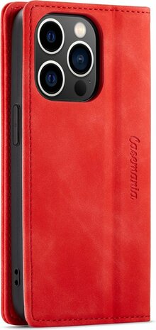 iPhone 14 Pro Crimson Red - Book Case