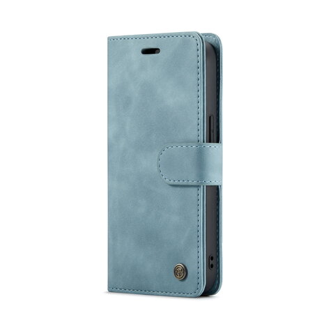 iPhone 15 Plus Aqua Blue - 2 in 1 Book Case