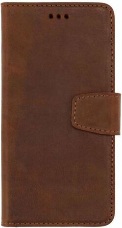 Samsung S20 Plus Bruin - Lederen Book Case