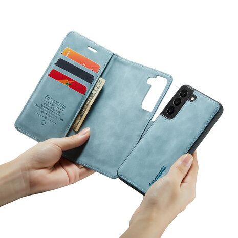 Samsung S21 Aqua Blue - 2 in 1 Book Case