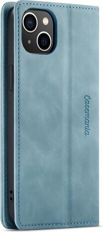 iPhone 14 Plus Aqua Blue - Book Case
