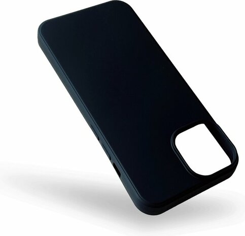 iPhone 14 Plus - Microfiber Back Cover - Zwart