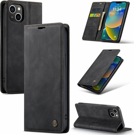 iPhone 14 Plus Charcoal Gray - Book Case