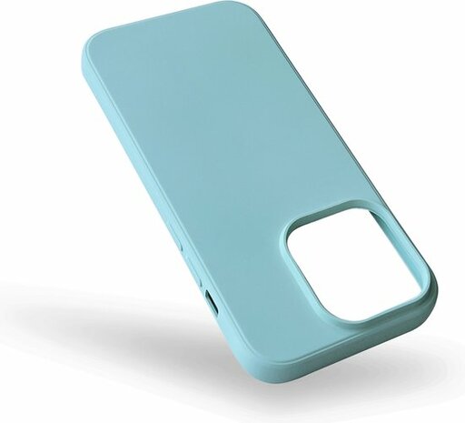 iPhone 14 Pro - Microfiber Back Cover - Turquoise