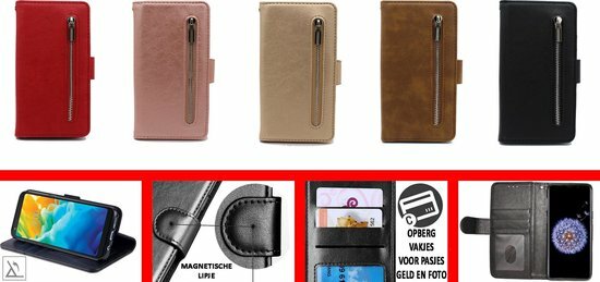 iPhone XS Max - HQ Rits Book - Rosegoud