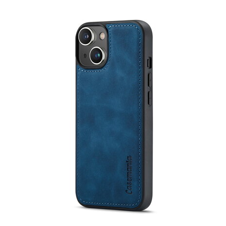 iPhone 15 Plus Navy Blue- 2 in 1 Book Case