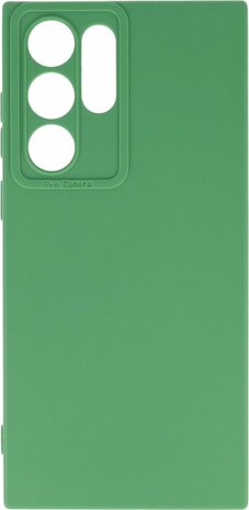Samsung S22 Ultra - Cam Back Cover - Groen