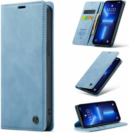 iPhone 12 Mini Sky Blue - Book Case