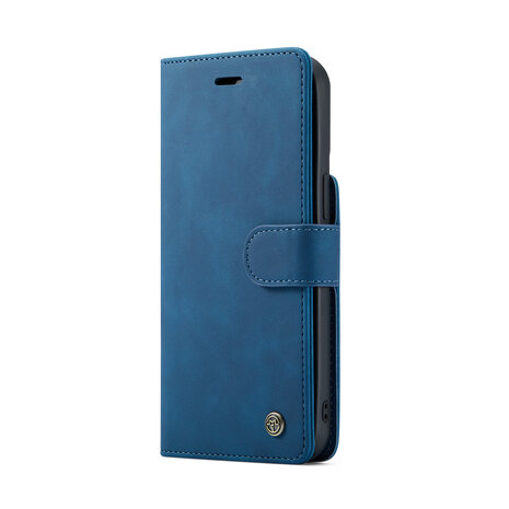 iPhone 15 Plus Navy Blue- 2 in 1 MagSafe Book Case
