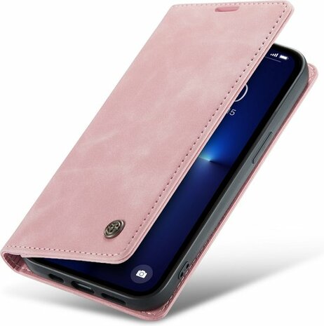 iPhone 12 Pro Max Pale Pink - Book Case