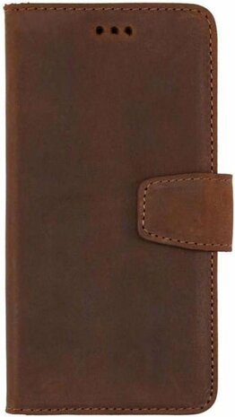 Samsung S10 Plus Bruin - Lederen Book Case