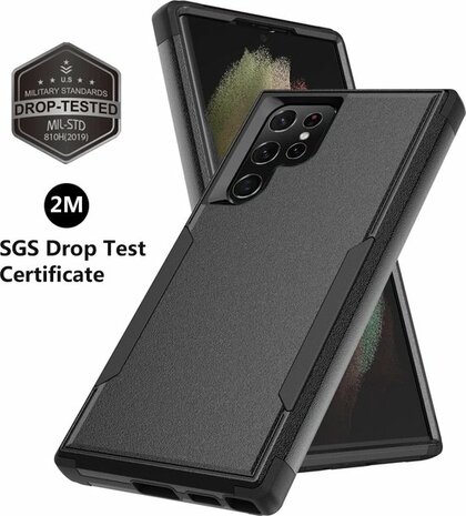 Samsung S22 Ultra Zwart - Heavy Duty Armor