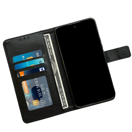 Samsung S23 Ultra - Book Case - Zwart