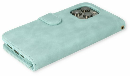 iPhone 14 Plus Aqua Blue - HQ Rits Book Case