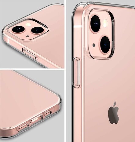 iPhone 15 Plus - Siliconen Back Cover - Transparant