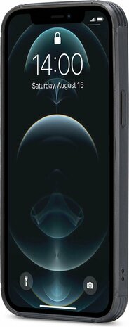 iPhone 13 Pro Max - Back Cover met Kaarthouder - Sienna Brown