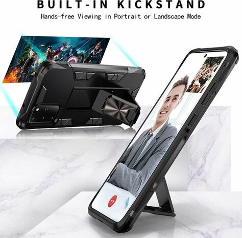 Samsung S20 Rood - Magnetic Kickstand Armor Case