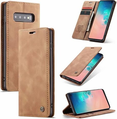 Samsung S10 Plus Sienna Brown - Book Case