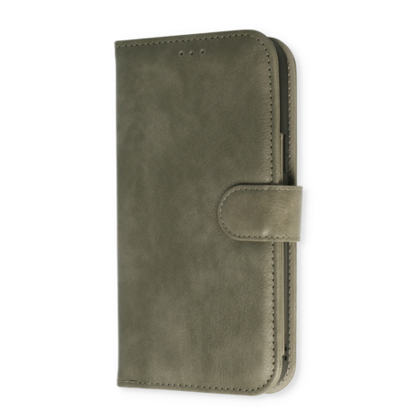 iPhone 13 Pro Grijs - 2 in 1 HQ Book met Extra Vakken