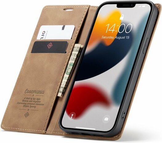 iPhone 12 Pro Max Sienna Brown - Book Case