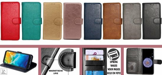 Samsung S10 Plus - HQ Book Case - Bruin