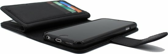 Samsung J7 2017 - HQ Book Case met Extra Vakken - Zwart