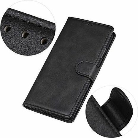 iPhone 12 Pro Max Zwart - HQ Book Case