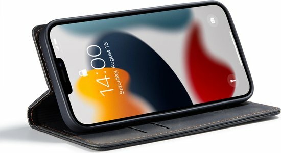 iPhone 12 Pro Max Charcoal Gray - Book Case