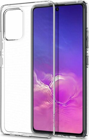 Samsung S10 Lite - Siliconen Back Cover - Transparant