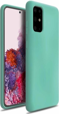Samsung S20 Plus - Siliconen Back Cover - Groen