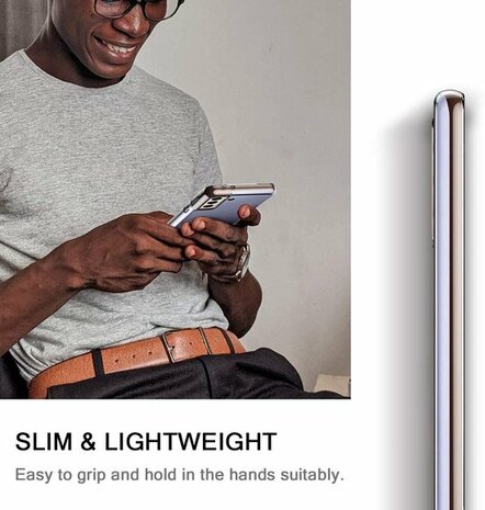 Samsung S21 FE - Siliconen Back Cover - Transparant