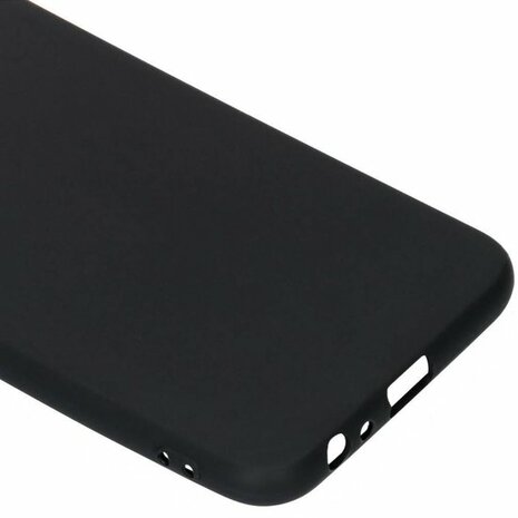 Samsung J6 Plus - Siliconen Back Cover - Zwart