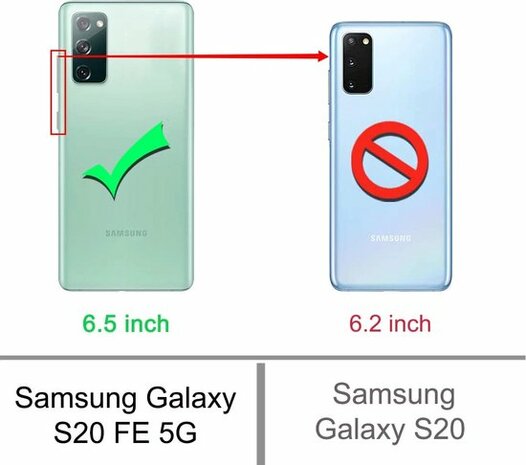 Samsung S20 FE - Siliconen Back Cover - Rood