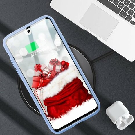 Samsung S20 - Siliconen Back Cover - Donker Blauw